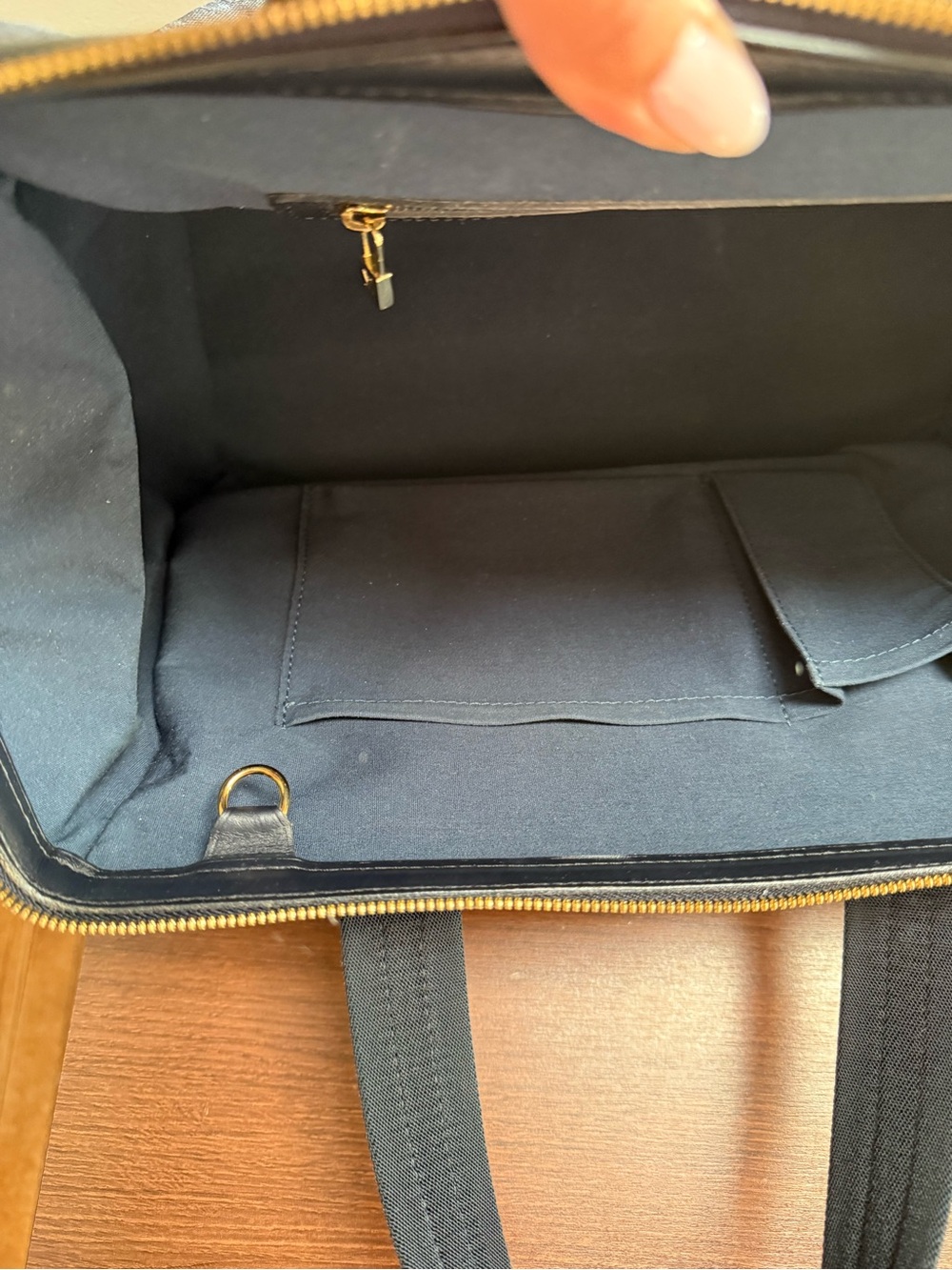 Louis Vuitton Navy Josephine Mini Lin Boston GM - Picture 10 of 14